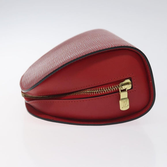 LOUIS VUITTON Epi Dauphine GM Pouch Red M48457 LV Auth 115286