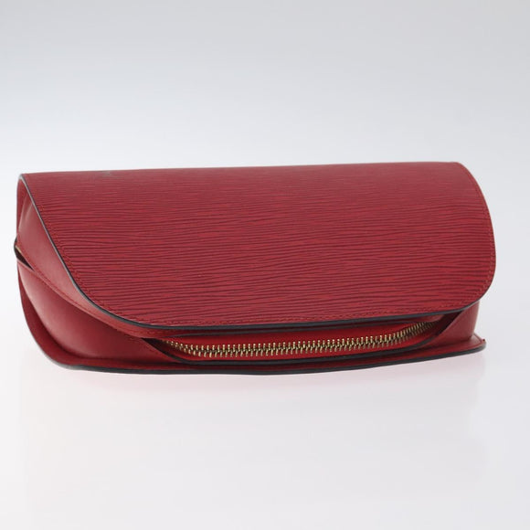 LOUIS VUITTON Epi Dauphine GM Pouch Red M48457 LV Auth 115286