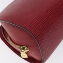 LOUIS VUITTON Epi Dauphine GM Pouch Red M48457 LV Auth 115286-14