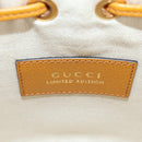 GUCCI GG Supreme Shoulder Bag PVC Beige Gold 660304 Auth 115292M-19