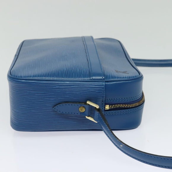 LOUIS VUITTON Epi Trocadero 27 Shoulder Bag Blue M52315 LV Auth 115297