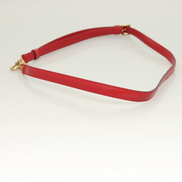 LOUIS VUITTON Epi Adjustable Shoulder Strap 36.6""-43.3"" Red LV Auth 115298