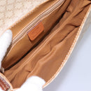 CELINE Macadam Canvas Shoulder Bag Beige Auth 115316-10