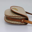 CELINE Macadam Canvas Shoulder Bag Beige Auth 115316-4