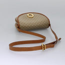 CELINE Macadam Canvas Shoulder Bag Beige Auth 115316-7