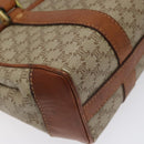 CELINE Macadam Canvas Hand Bag Beige Auth 115341-11