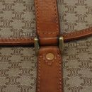 CELINE Macadam Canvas Hand Bag Beige Auth 115341-15