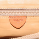 CELINE Macadam Canvas Hand Bag Beige Auth 115341-17