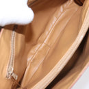 CELINE Macadam Canvas Hand Bag Beige Auth 115341-18