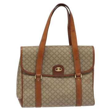 CELINE Macadam Canvas Hand Bag Beige Auth 115341 - 0