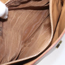 CELINE Macadam Canvas Hand Bag Beige Auth 115341-22