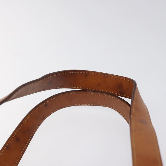 CELINE Macadam Canvas Hand Bag Beige Auth 115341