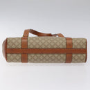 CELINE Macadam Canvas Hand Bag Beige Auth 115341-9