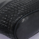 BALLY Hand Bag Leather Black Auth 115343-9