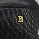 BALLY Hand Bag Leather Black Auth 115343-14