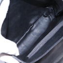 BALLY Hand Bag Leather Black Auth 115343-11