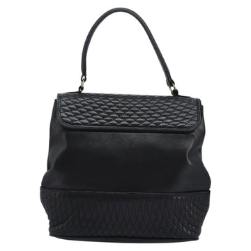 BALLY Hand Bag Leather Black Auth 115343 - 0