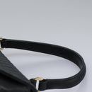 BALLY Hand Bag Leather Black Auth 115343-8