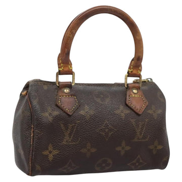 LOUIS VUITTON Monogram Mini Speedy Hand Bag M41534 LV Auth 115363