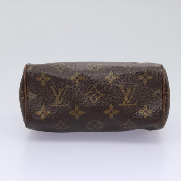 LOUIS VUITTON Monogram Mini Speedy Hand Bag M41534 LV Auth 115363