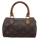 LOUIS VUITTON Monogram Mini Speedy Hand Bag M41534 LV Auth 115363-13