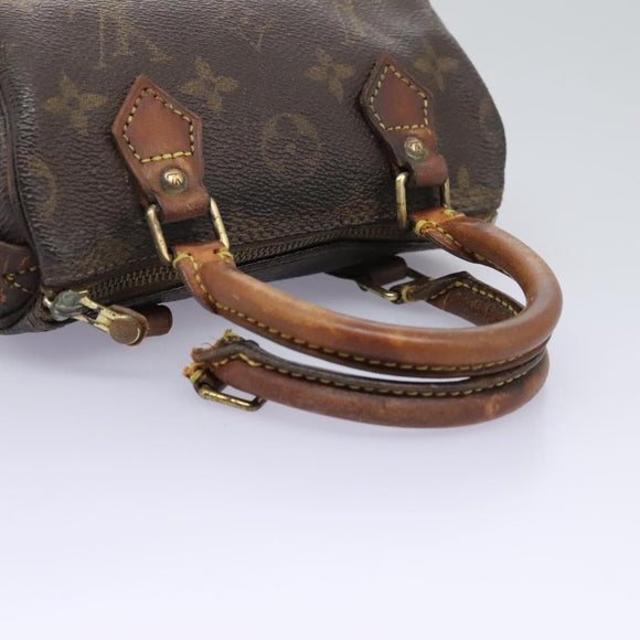 LOUIS VUITTON Monogram Mini Speedy Hand Bag M41534 LV Auth 115363