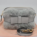 Miu Miu Shoulder Bag Gray Auth 115374AM-12