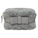 Miu Miu Shoulder Bag Gray Auth 115374AM-13