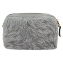 Miu Miu Shoulder Bag Gray Auth 115374AM-2
