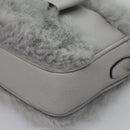 Miu Miu Shoulder Bag Gray Auth 115374AM-14