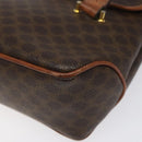 CELINE Macadam Canvas Hand Bag PVC Leather Brown Auth 115387-15