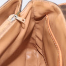 CELINE Macadam Canvas Hand Bag PVC Leather Brown Auth 115387-21