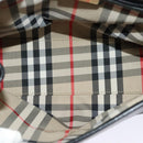 Burberrys Hand Bag Leather 2way Black Auth 115392-12