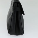 Burberrys Hand Bag Leather 2way Black Auth 115392-3