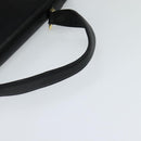 Burberrys Hand Bag Leather 2way Black Auth 115392-7