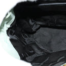 Salvatore Ferragamo Backpack Suede Peppermint Gold Auth 115402-19