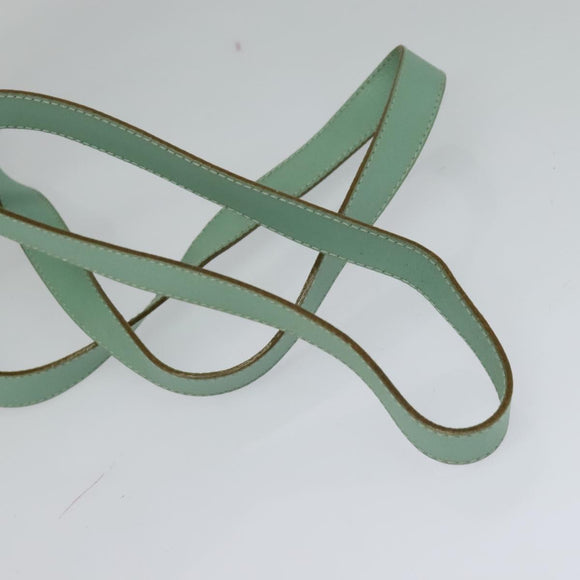 Salvatore Ferragamo Backpack Suede Peppermint Gold Auth 115402