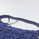 Salvatore Ferragamo Gancini Shoulder Bag Canvas Blue Auth 115403-8