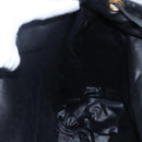 Gianni Versace Backpack Nylon Black Auth 115404-20