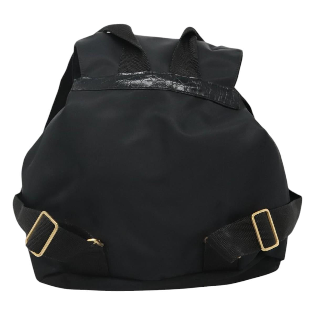 GIANNI VERSACE / リュック/ナイロン/BLK New VERSACE Backpack