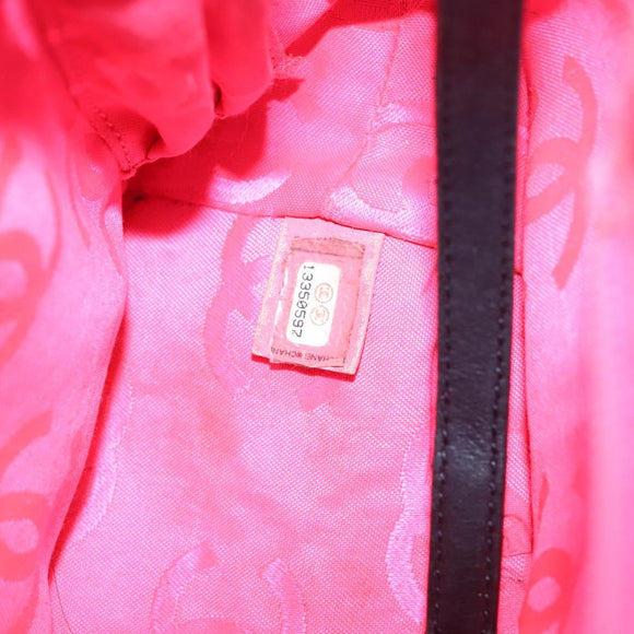 CHANEL Matelasse Cambon Line Shoulder Bag Leather Black CC Auth 115405