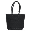CHANEL Matelasse Cambon Line Shoulder Bag Leather Black CC Auth 115405-2