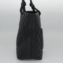 CHANEL Matelasse Cambon Line Shoulder Bag Leather Black CC Auth 115405-3