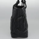 CHANEL Matelasse Cambon Line Shoulder Bag Leather Black CC Auth 115405-4