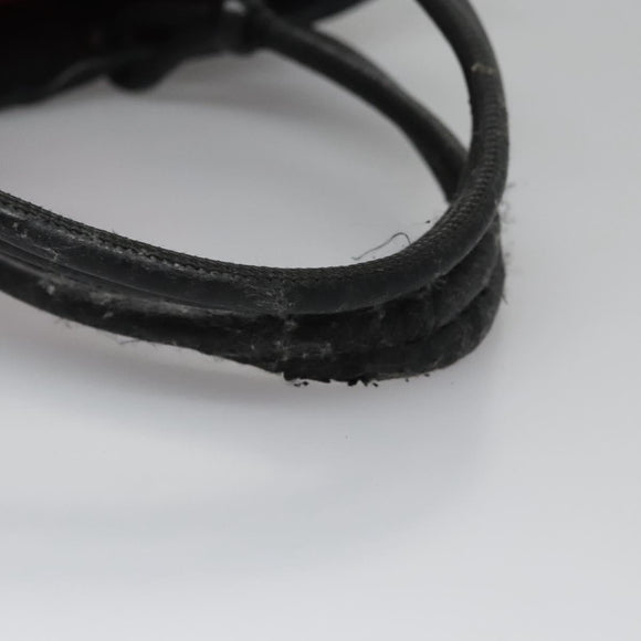 CHANEL Matelasse Cambon Line Shoulder Bag Leather Black CC Auth 115405