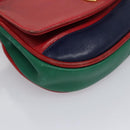 Salvatore Ferragamo Gancini Waist bag Leather Red Auth 115429-14