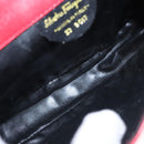 Salvatore Ferragamo Gancini Waist bag Leather Red Auth 115429-11