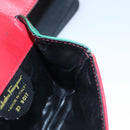 Salvatore Ferragamo Gancini Waist bag Leather Red Auth 115429-19