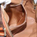 CELINE Macadam Canvas Shoulder Bag PVC Leather Brown Auth 115445-24