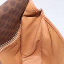 CELINE Macadam Canvas Shoulder Bag PVC Leather Brown Auth 115447-19